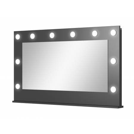 Nowoczesna toaletka z lustrem Basic antracyt LED